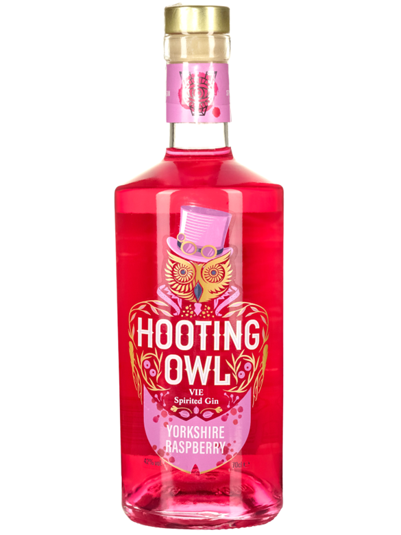 Hooting Owl 'VIE' Yorkshire Raspberry Gin 42%